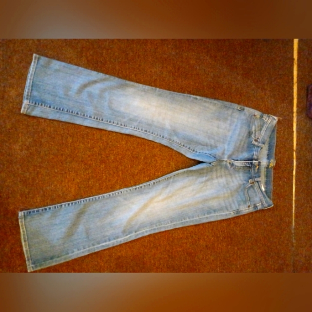 Old navy blue jeans